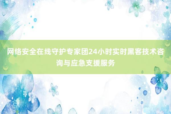 网络安全在线守护专家团24小时实时黑客技术咨询与应急支援服务